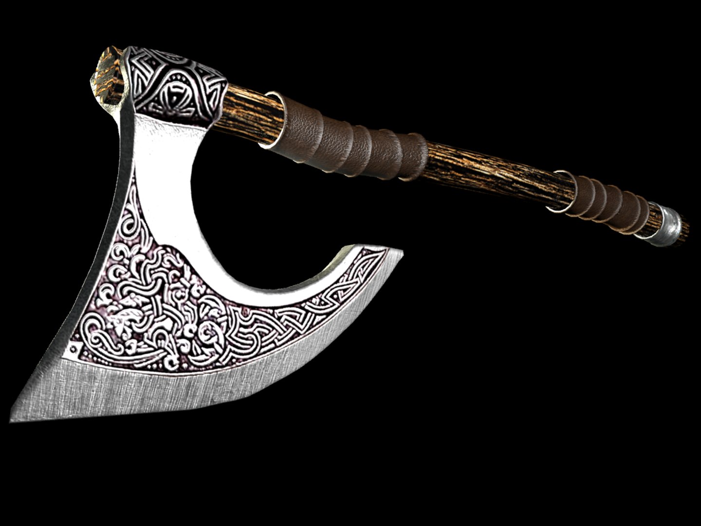 3d Model Viking Axe