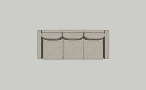 3D Sofa IKEA VIMLE model