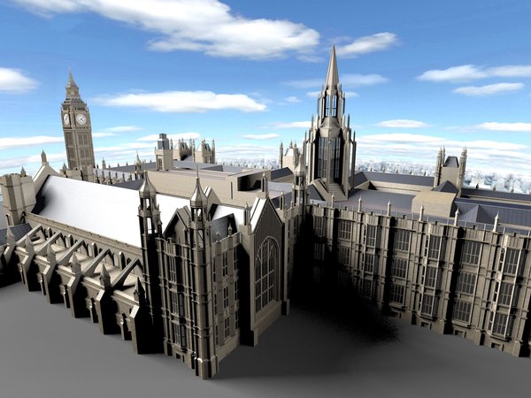 London Big Ben 3d Model