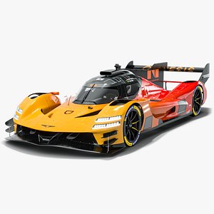 3D Genesis GMR-001 2026 LMDh WEC Hypercar model