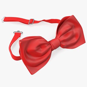 3D Red Bow Tie