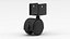 U Bracket Caster Wheel with Brake - Game Ready Low Poly