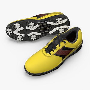 golf spikes shoes generic 3D model
