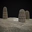 壊れた古代ハラッパ チェス盤