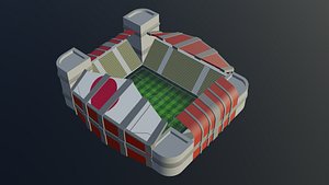 3D Football Stadium - Japan