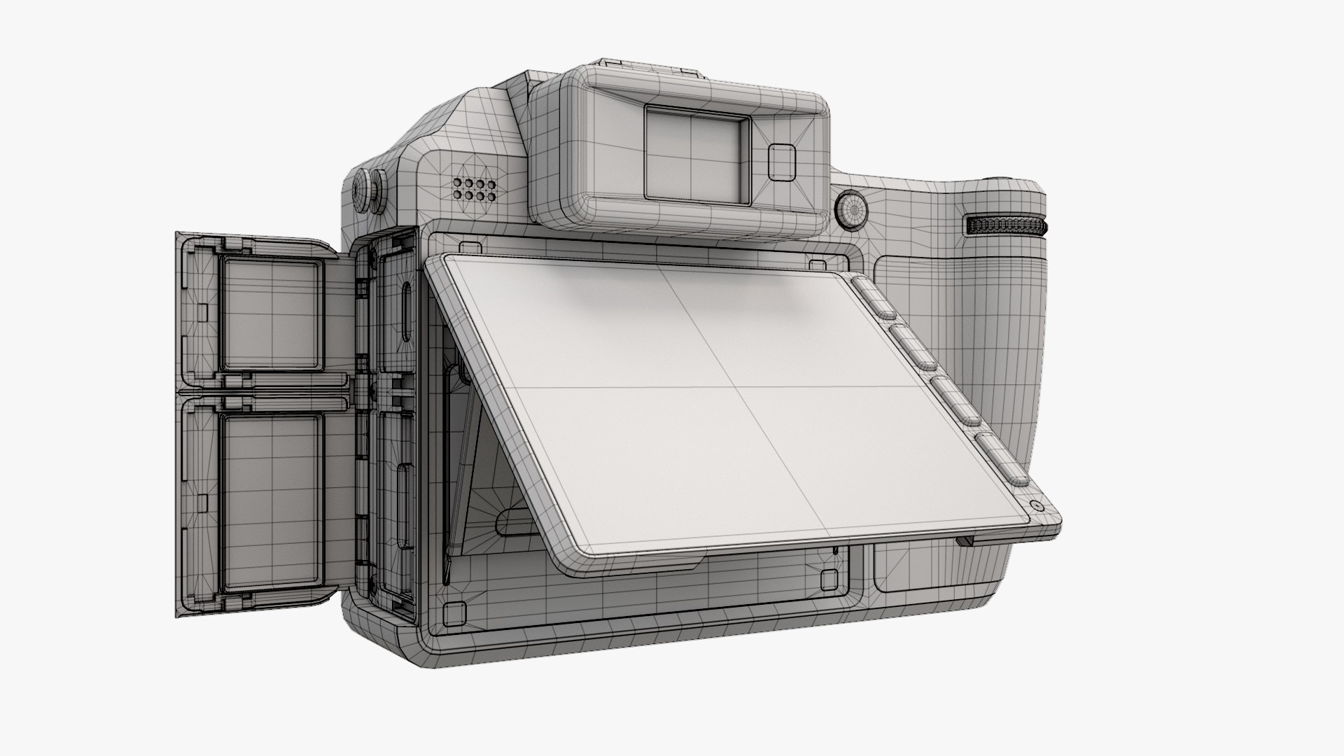 3D Hasselblad X2D 100c Camera BODY model https://p.turbosquid.com/ts-thumb/A3/O64gNd/SA/hasselbladx2d100ccamerabody02wireframe/jpg/1713255347/1920x1080/fit_q87/4ec4e785aaa654cb2136b0e14906a46b51649391/hasselbladx2d100ccamerabody02wireframe.jpg