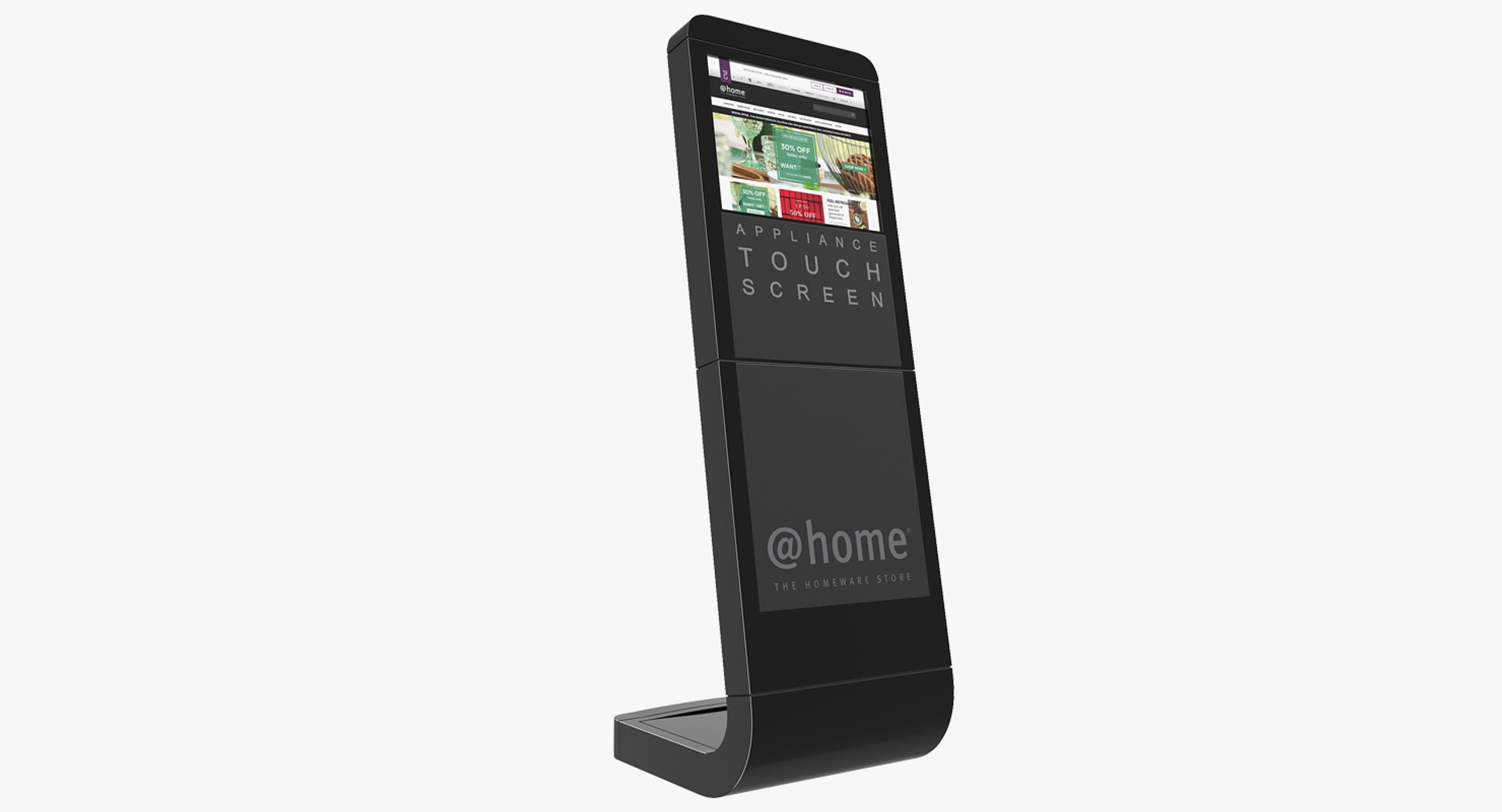 Information Kiosk Touch Screen 3D model preview