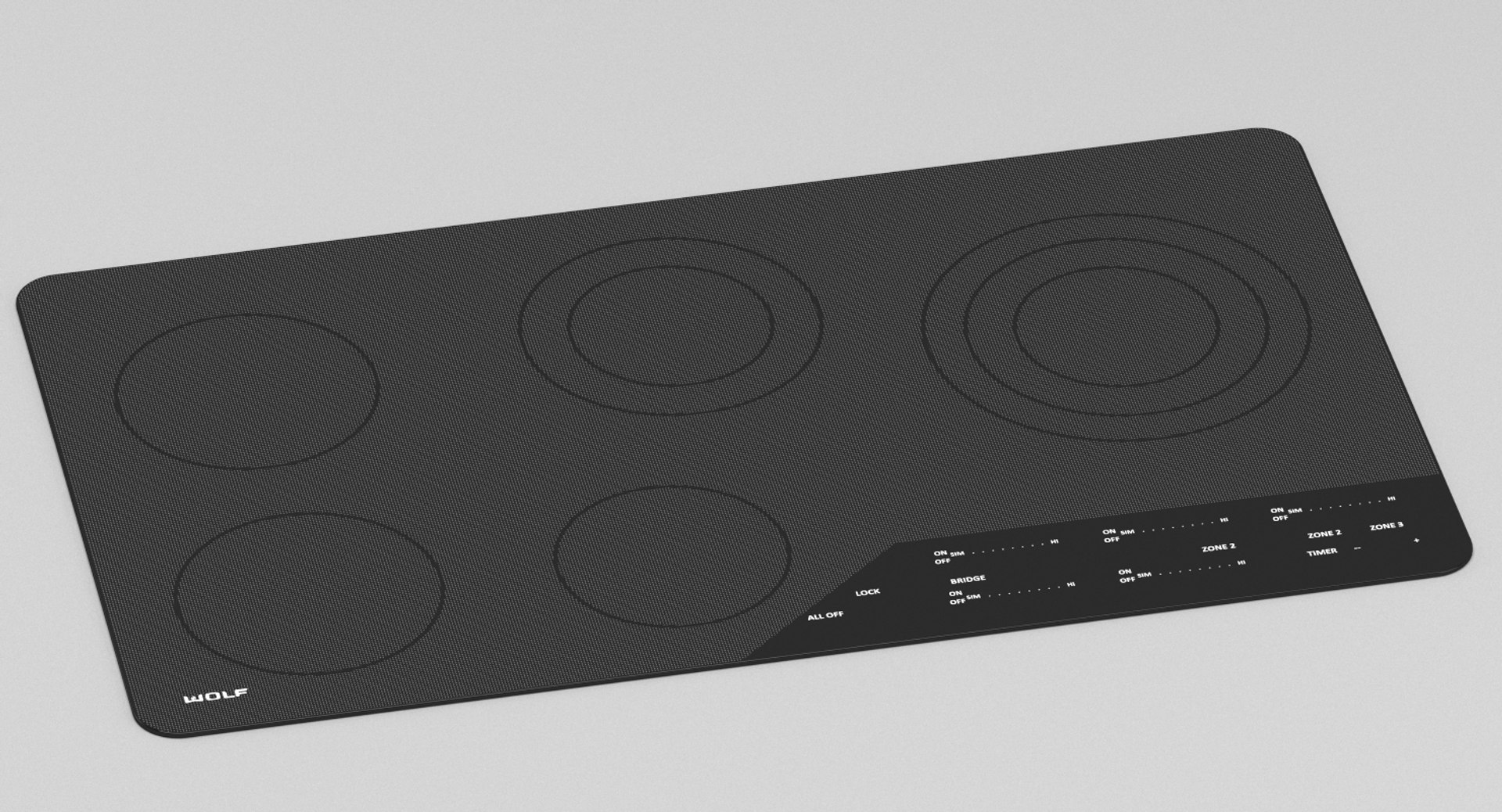 Subzero Wolf Induction Hub 3D - TurboSquid 1503305