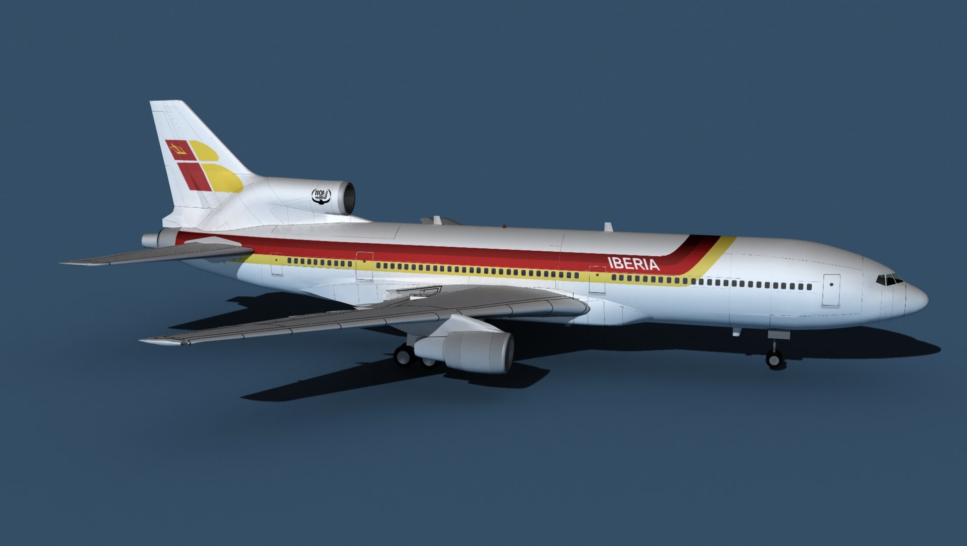 Lockheed L-1011-50 Iberia model https://p.turbosquid.com/ts-thumb/A3/USN9Hd/4N/lockheedl101150iberia0040/jpg/1656793186/1920x1080/fit_q87/13cbb154a264f244b812b2f05d28175b6ddb3c17/lockheedl101150iberia0040.jpg