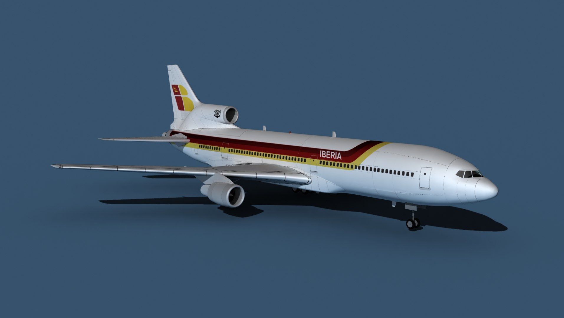 Lockheed L-1011-50 Iberia model https://p.turbosquid.com/ts-thumb/A3/USN9Hd/S7/lockheedl101150iberia0030/jpg/1656793186/1920x1080/fit_q87/44b321b4a7fea6ca8e1939d3429be269be6c0829/lockheedl101150iberia0030.jpg