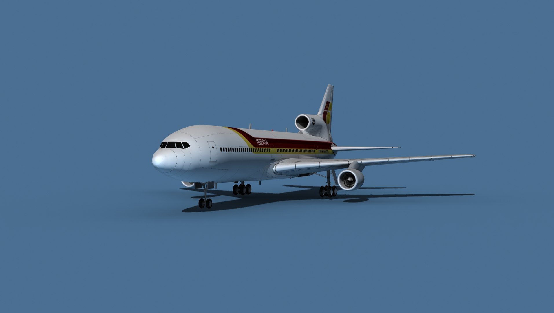Lockheed L-1011-50 Iberia model https://p.turbosquid.com/ts-thumb/A3/USN9Hd/aE/lockheedl101150iberia0010/jpg/1656793185/1920x1080/fit_q87/b090f8274e6c3fb4a7a9d2431202c68af55a22b7/lockheedl101150iberia0010.jpg