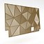 asymmetrical wooden ceiling