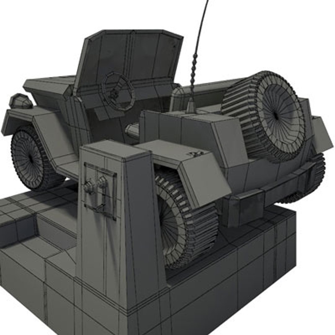 Kiddie Ride 3d Model