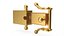 Yellow Gold Push Button Box Clasp