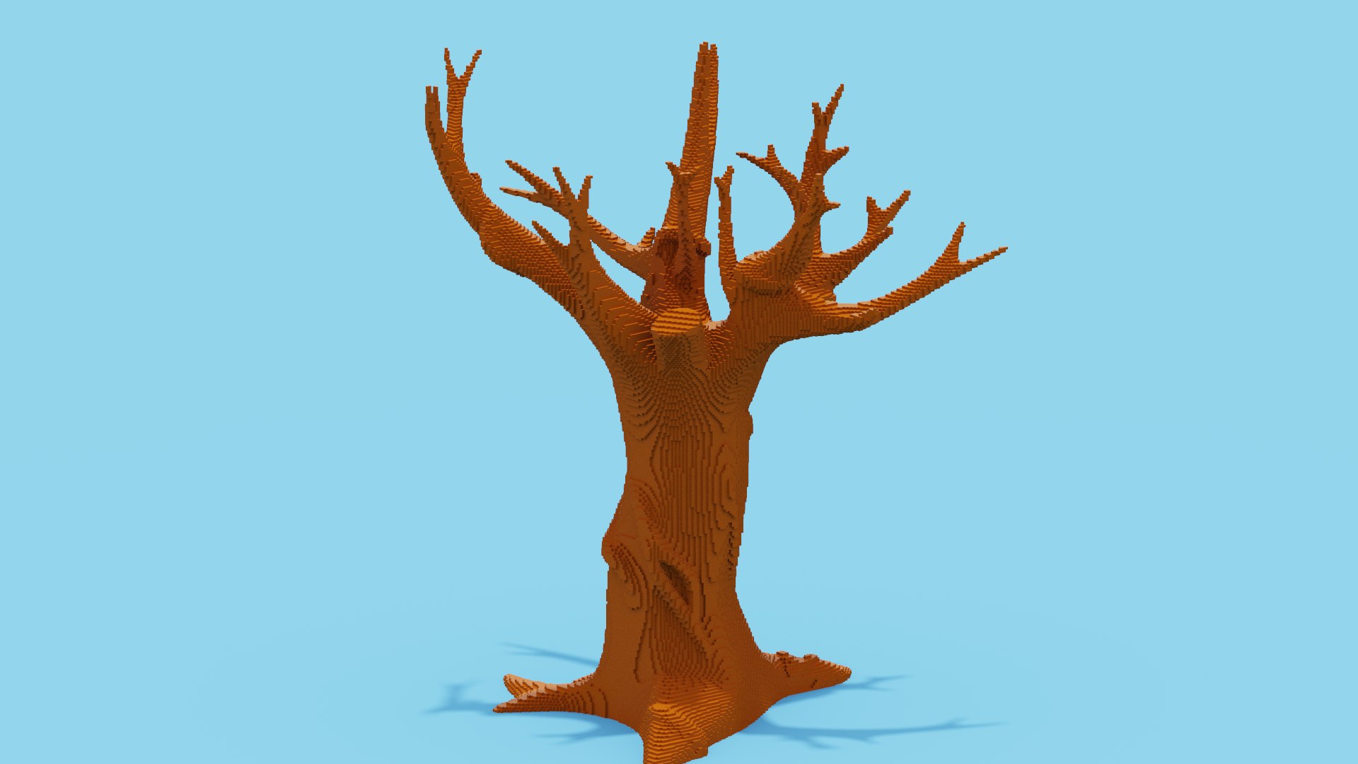 3D Voxel Spooky Tree - TurboSquid 1973050