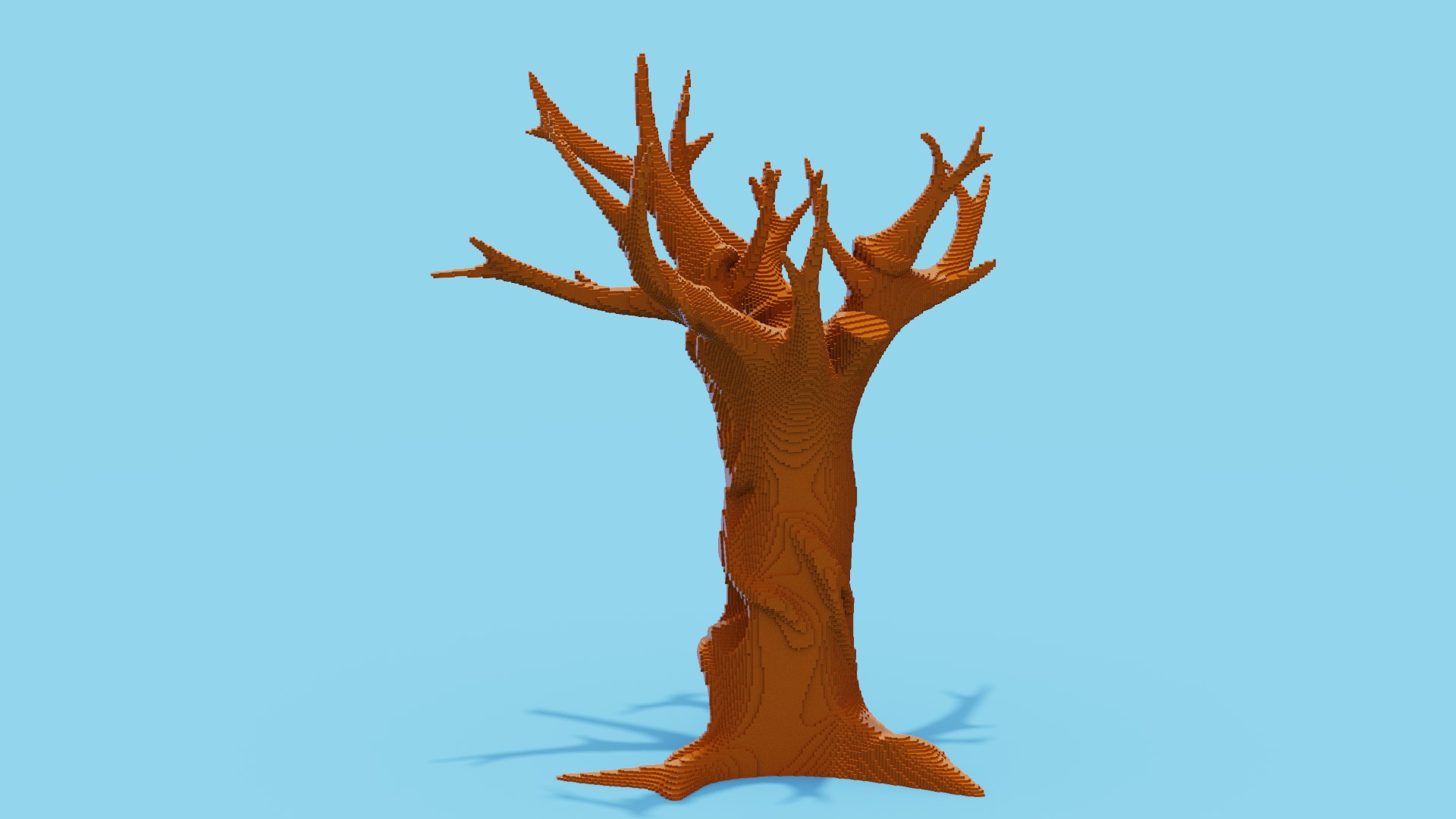 3D Voxel Spooky Tree - TurboSquid 1973050