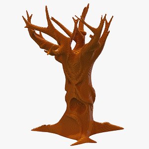 Voxel Spooky Tree