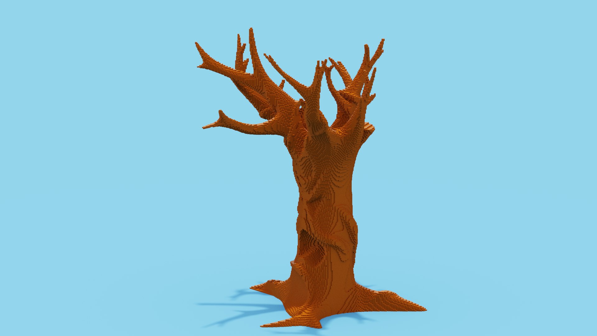 3D Voxel Spooky Tree - TurboSquid 1973050