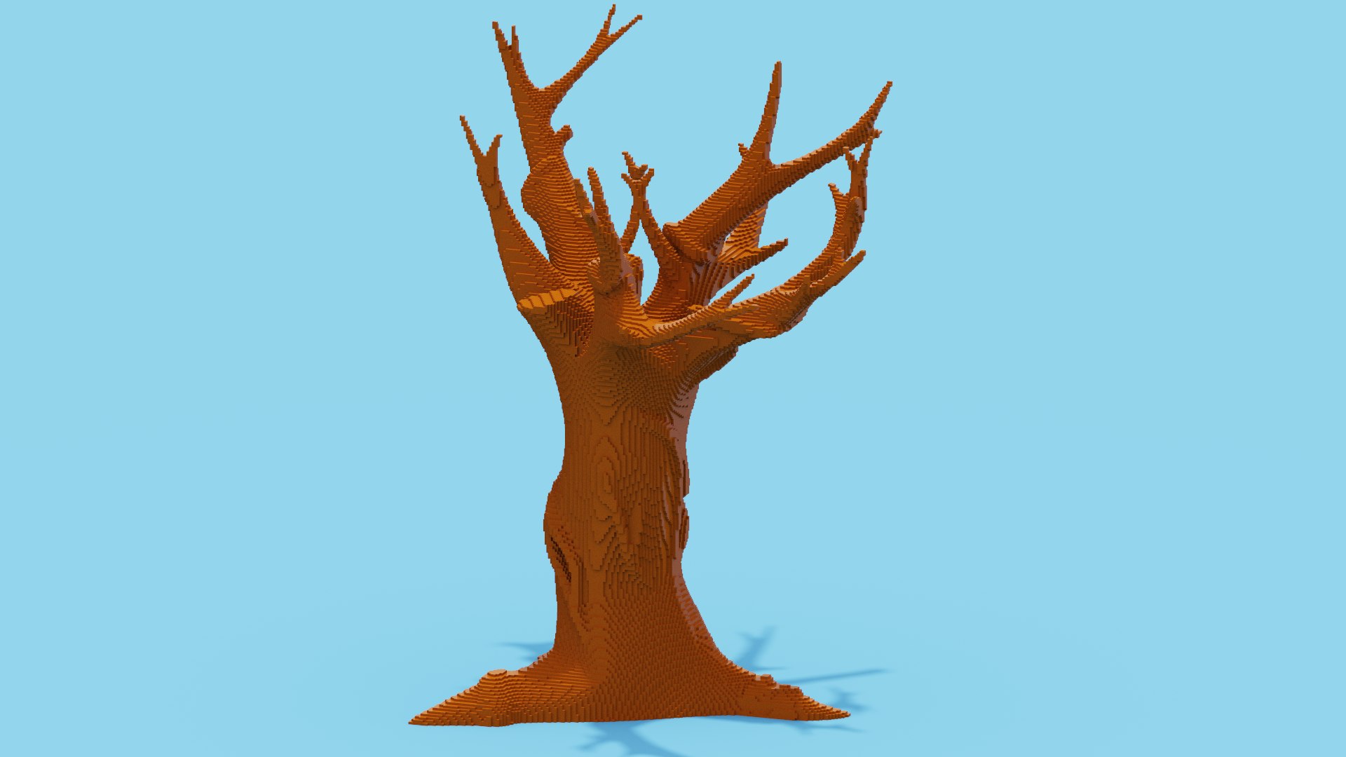3D Voxel Spooky Tree - TurboSquid 1973050