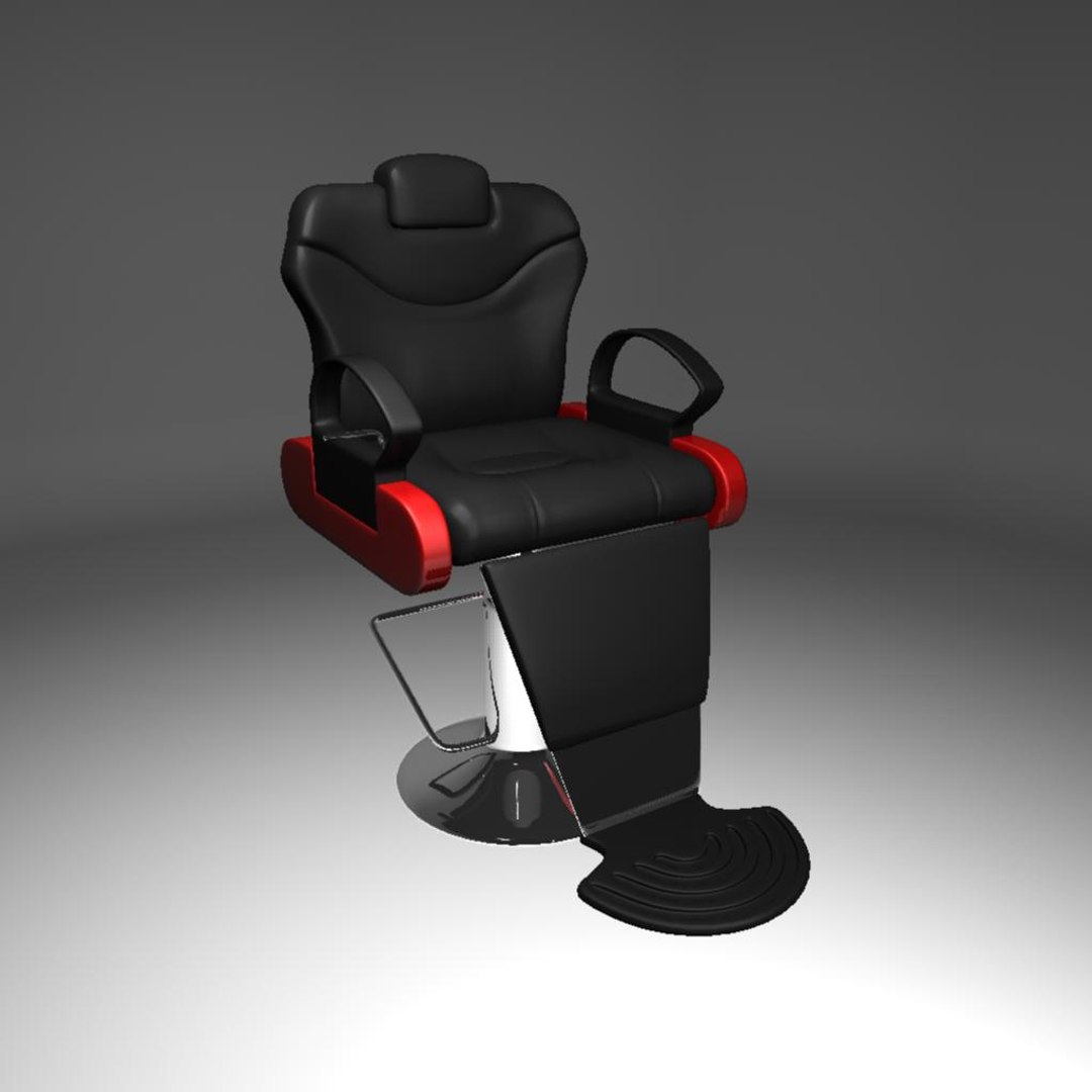 coiffeur chair 3d model https://p.turbosquid.