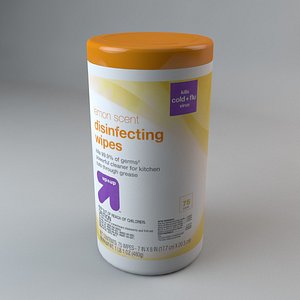 Disinfection Wet Wipes Lemon Scent