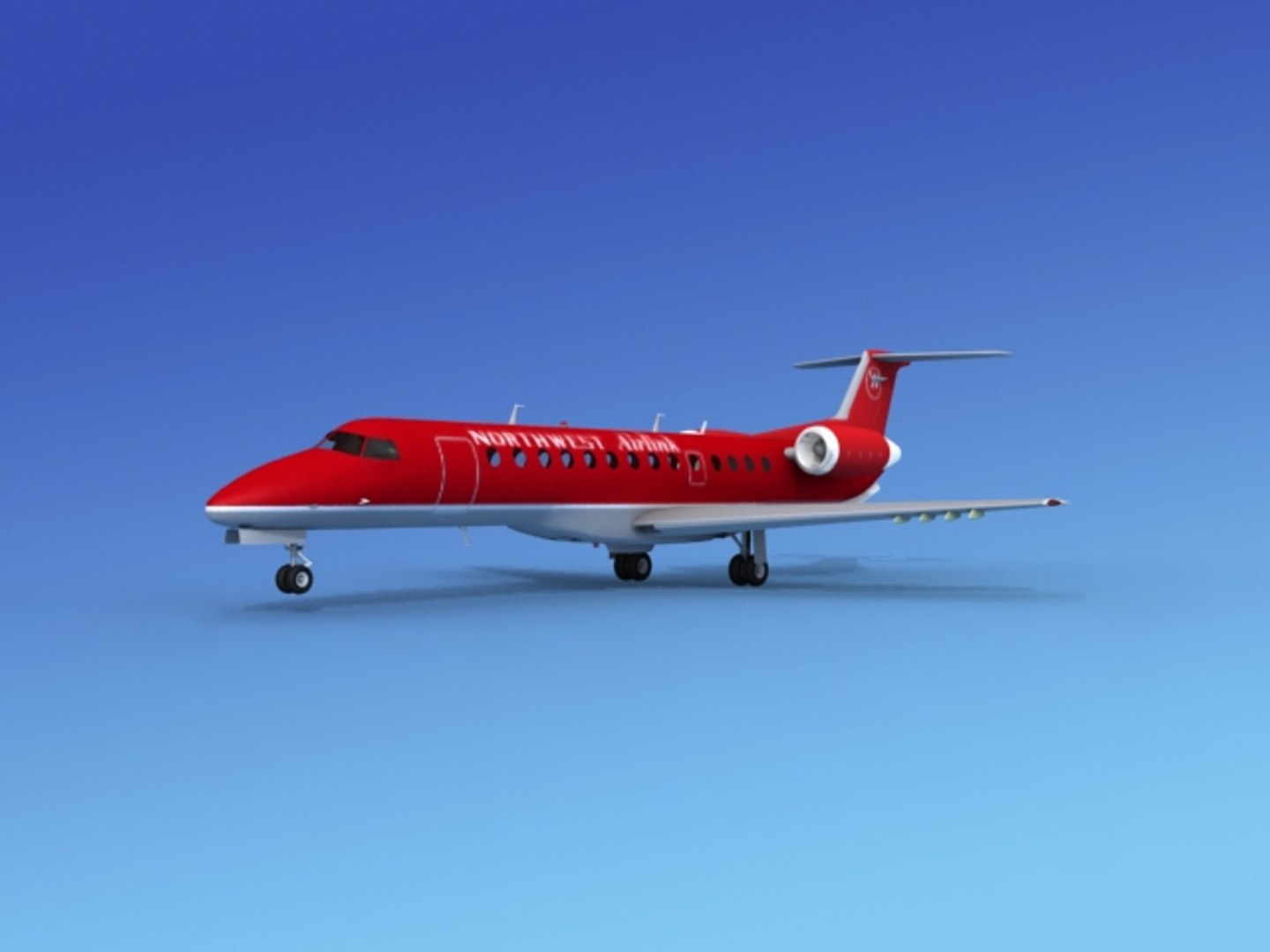 3d embraer erj