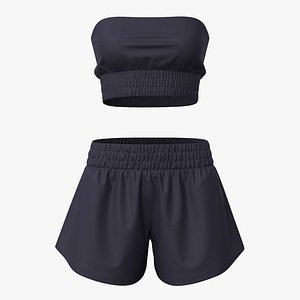 Shorts and Top Female model