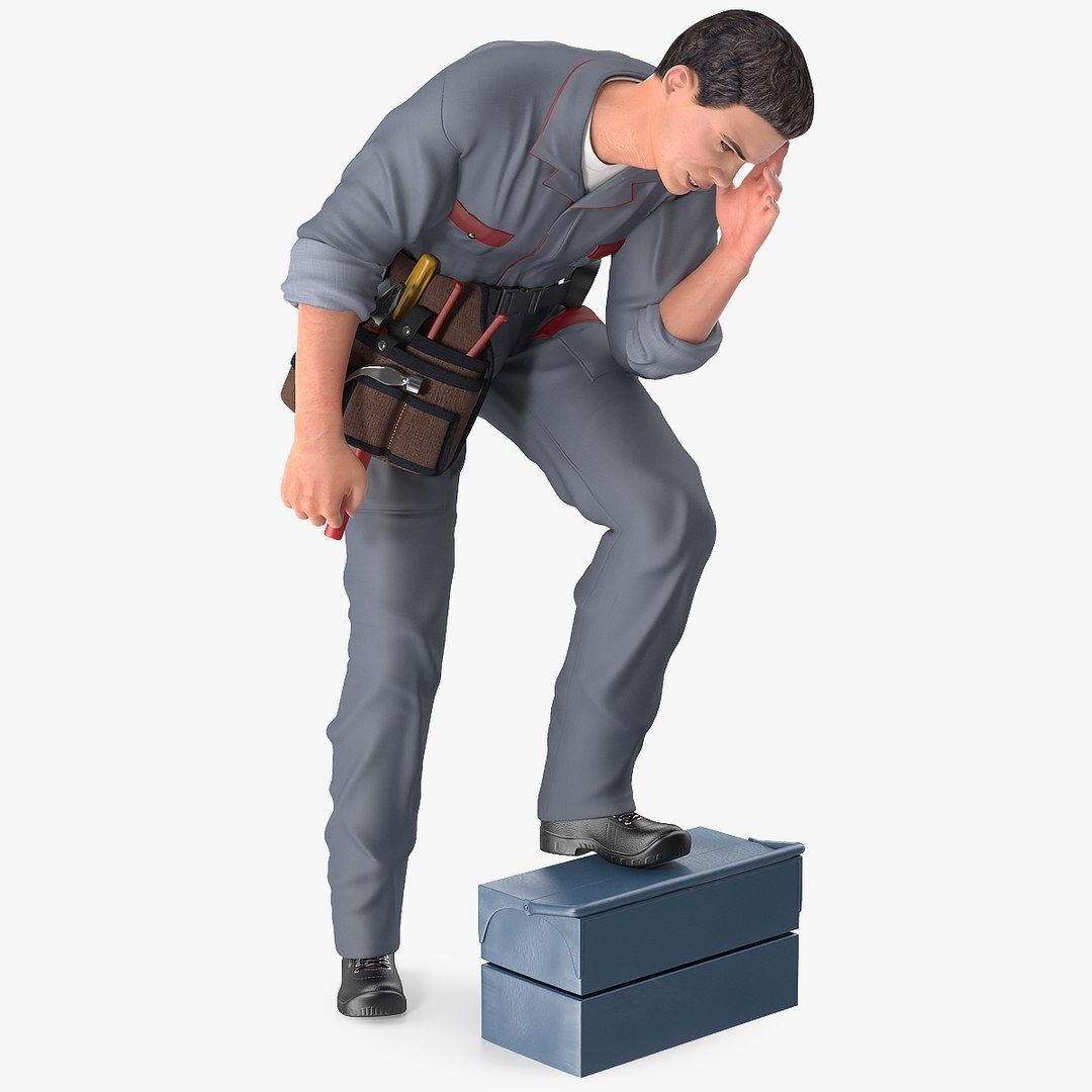 Locksmith Rigged for Modo 3D model preview