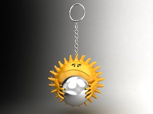 sun smiley 3d max