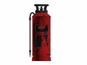 extinguisher old worn obj