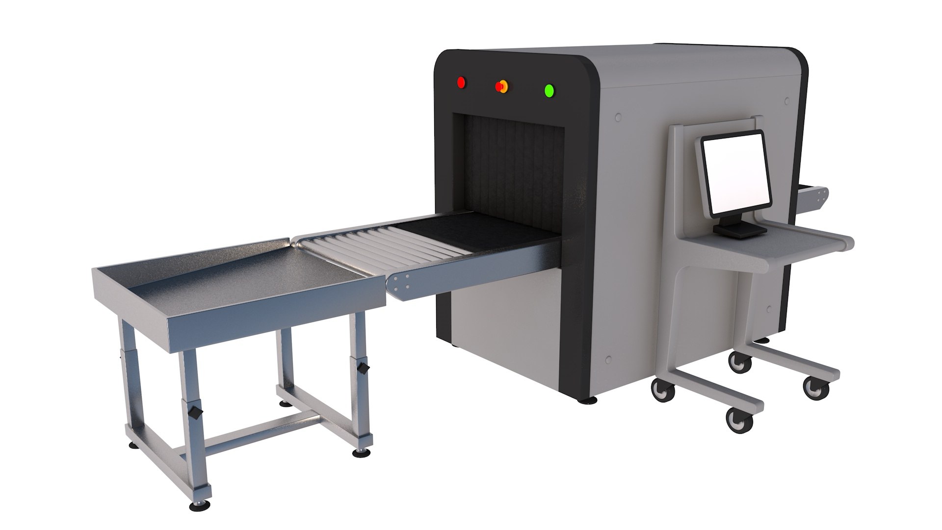 Security X Ray Machine 3D Model TurboSquid 1761172