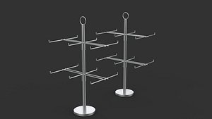 3D Display Rack 3D model