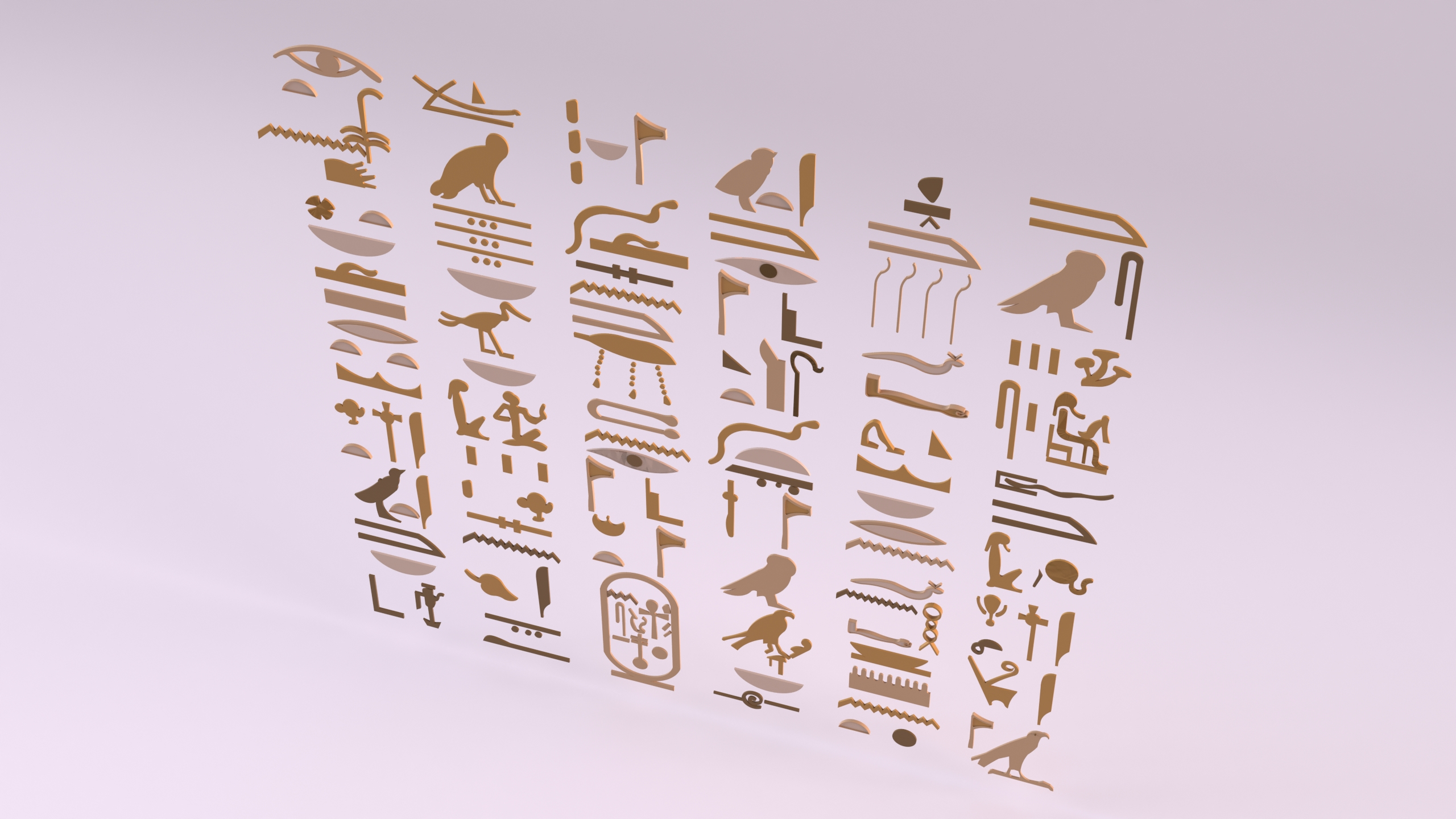 modelo 3d Símbolos egipcios - 008 - TurboSquid 2231182