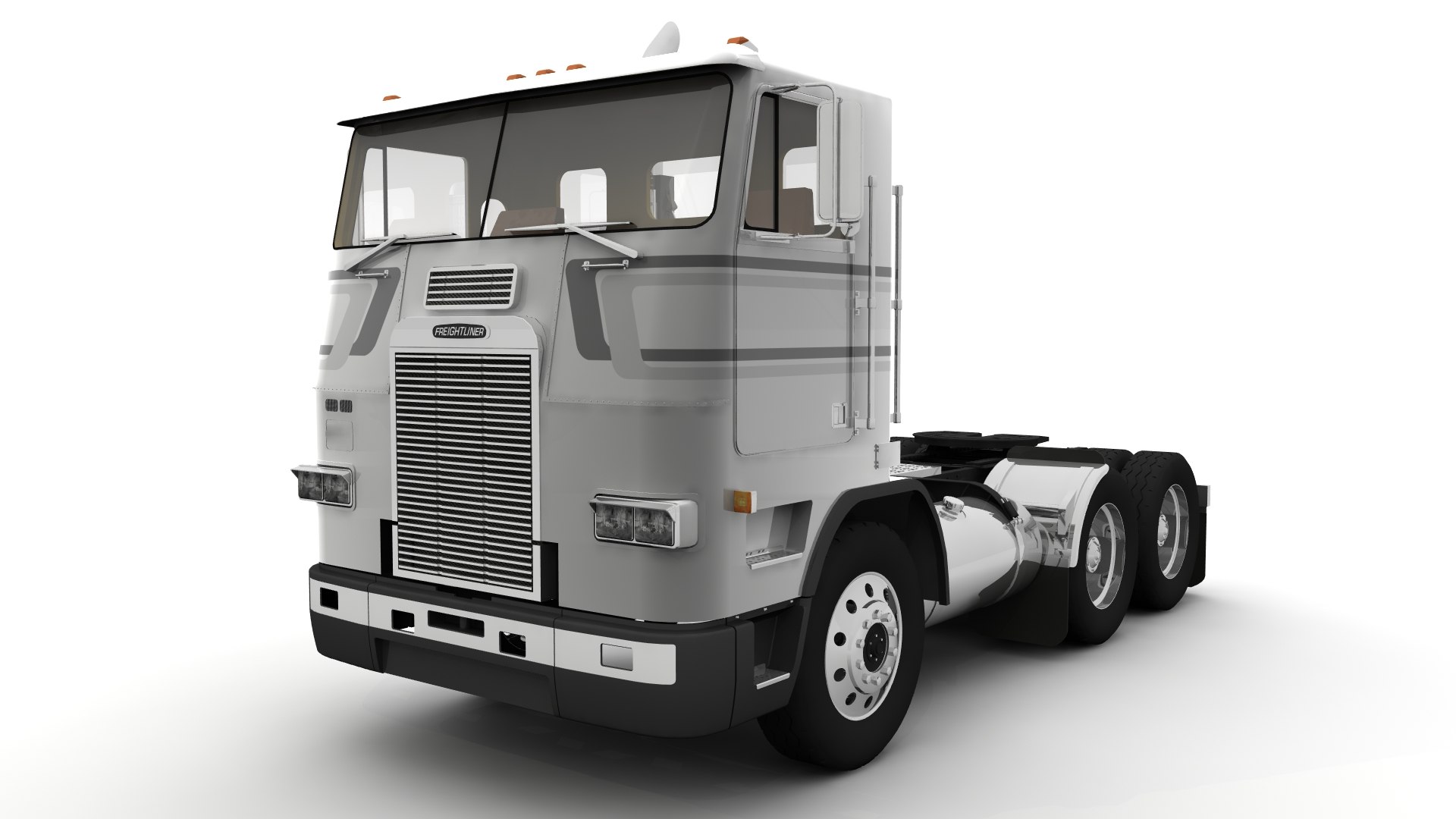 Freightliner FLA Daycab SBFA 3D - TurboSquid 1729830