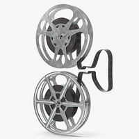 Vintage Film Reels with Tape