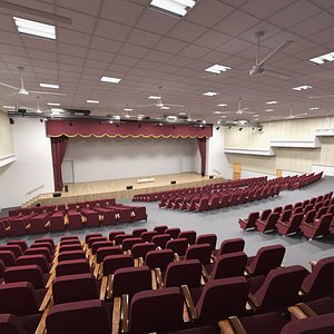 Interior Red Conference Hall