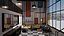 De Stijl Loft Living Area  HighQuality Interior 3D Model Cycles Ready