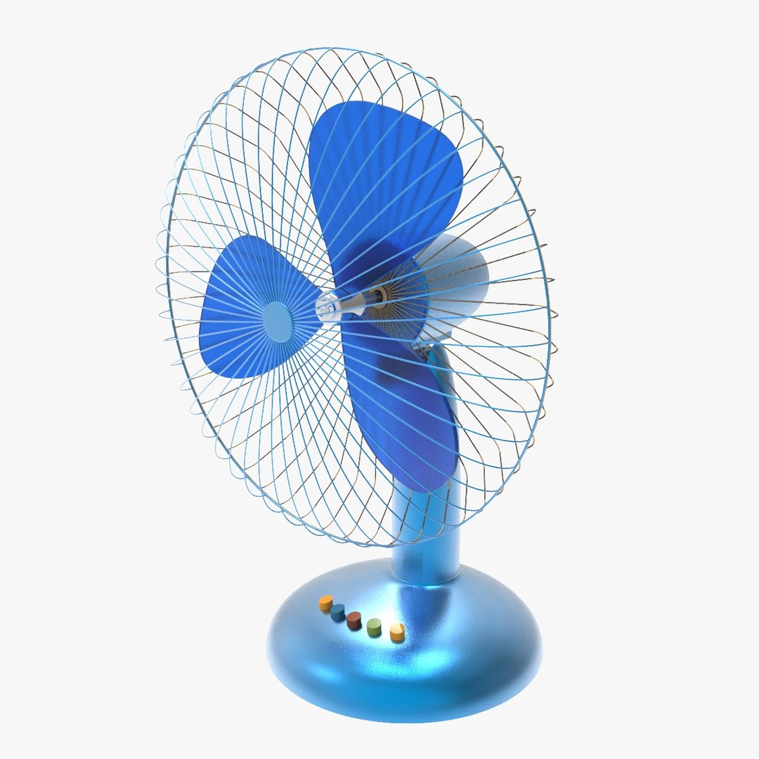 Table Fan Model TurboSquid 2106211