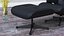Ottoman for Lounge Chair Black