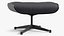 Ottoman for Lounge Chair Black