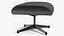 Ottoman for Lounge Chair Black
