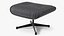 Ottoman for Lounge Chair Black