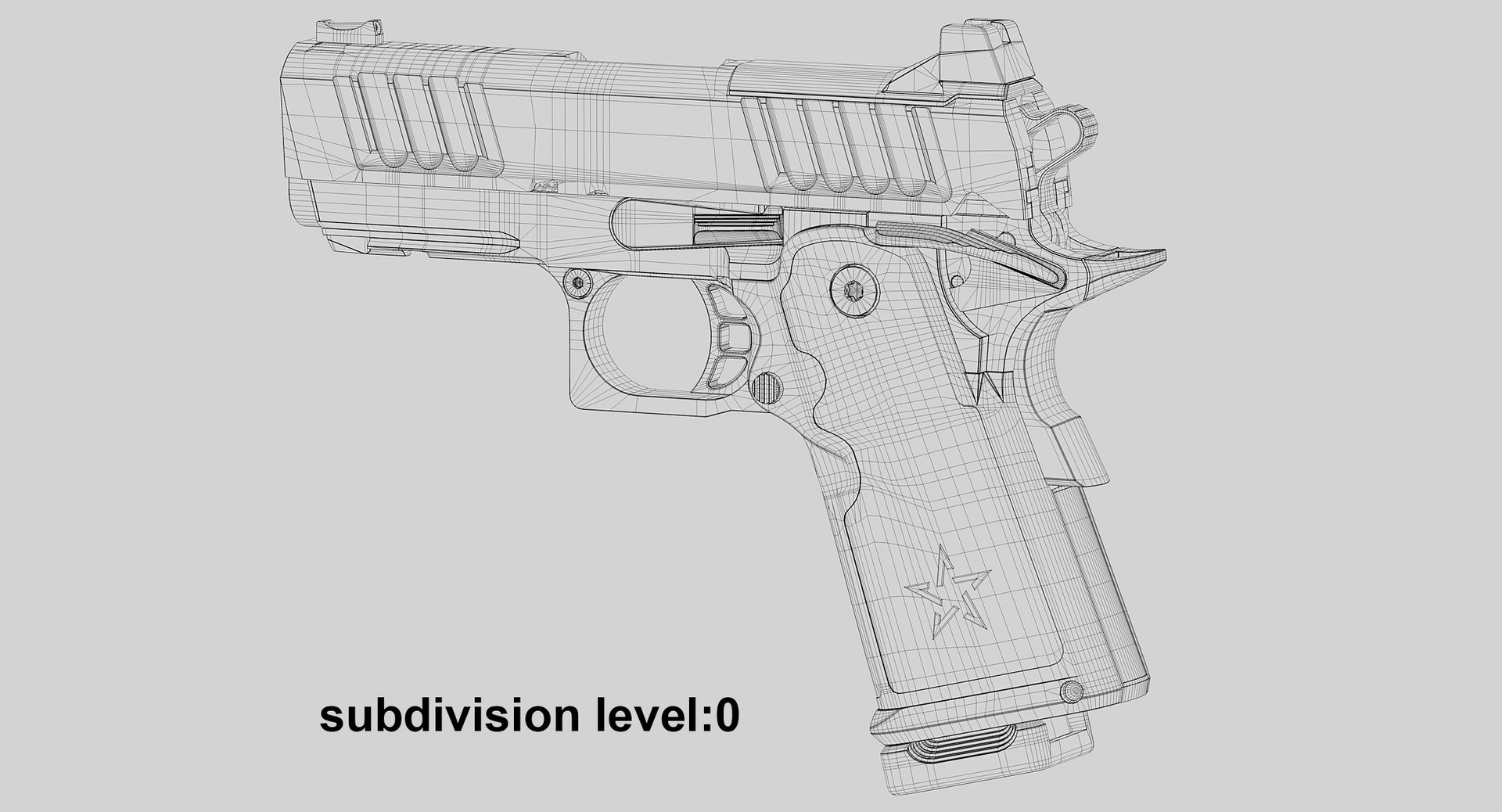 Striker Pistol Staccato CS Series PBR 3D model https://p.turbosquid.com/ts-thumb/A4/EdlQb1/FF/wir_12/jpg/1759998644/1920x1080/fit_q87/9e26000758c13087bc1f2e6d26402d274d51d7df/wir_12.jpg