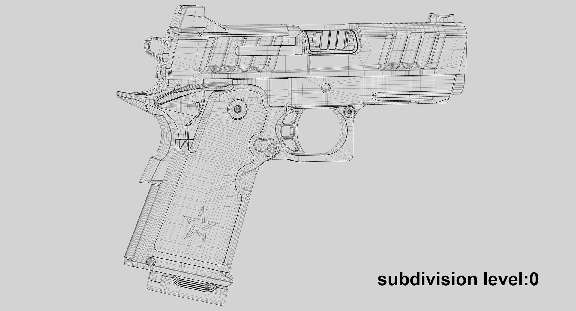 Striker Pistol Staccato CS Series PBR 3D model https://p.turbosquid.com/ts-thumb/A4/EdlQb1/bY/wir_01/jpg/1759998631/1920x1080/fit_q87/ec16e5951600b3610d5b889e02535a20c8c014fe/wir_01.jpg