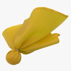 Football Penalty Flag Yellow 3D Model