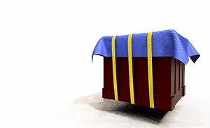 3D model pubg airdrop