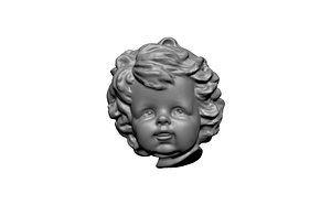 3D angel  statue