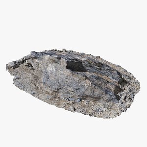 3D model Assembly Ground Rock 38 StemCell