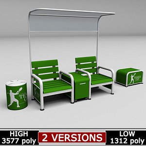 tennis court bench chair max