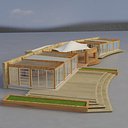 3d model multi purpose building